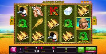 Africa Gold: Slot machine