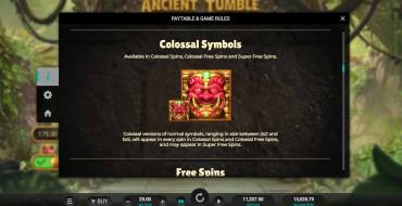 Ancient Tumble: Giochi bonus