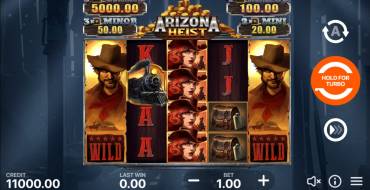 Arizona Heist: Hold and Win: Interfaccia