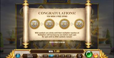 Athena Ascending: Giri gratis