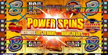 Atomic 8s – Power Spin: Freespins e/o respins