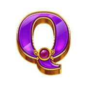 Q simbolo in Anubis Rising Jackpot King slot