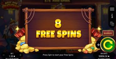 Billy Bob Boom: Giri gratis