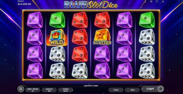 Blue Slot Dice: Slot machine