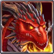 Drago simbolo in Book of Elements slot