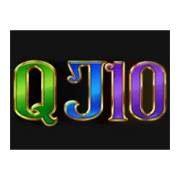 Q, J, 10 simbolo in Book of Gold Multichance slot