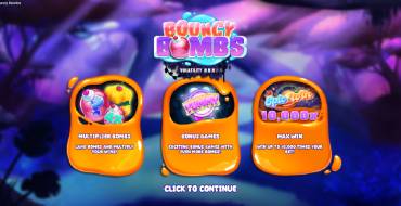 Bouncy Bombs: Caratteristiche uniche