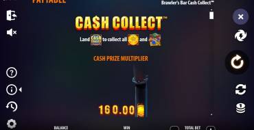 Brawlers Bar Cash Collect: Tabella dei pagamenti