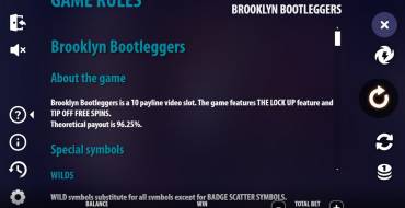 Brooklyn Bootleggers: Regole