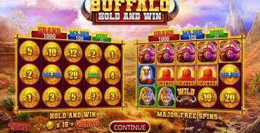 Buffalo Hold And Win: Caratteristiche uniche