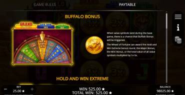 Buffalo Hold And Win Extreme 10000: Jackpot