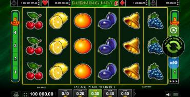 Burning Hot 6 Reels: Slot machine