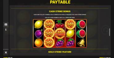 Cash Strike Power 5: Giochi bonus