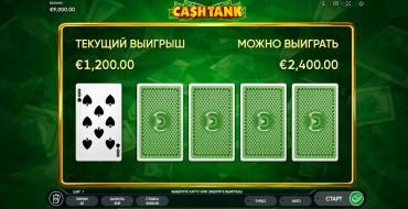 Cash Tank: Gioco del rischio