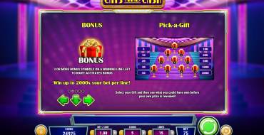 Cats and Cash: Giochi bonus