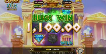 Coins of Zeus — Hold&Win: Vincite