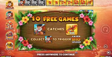 Crabbin' for Cash Extra Big Splash: Giri gratis e/o respin