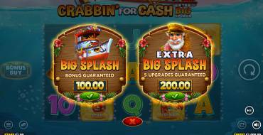 Crabbin' for Cash Extra Big Splash: Caratteristiche uniche