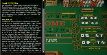 Craps Betsoft: Regole