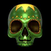 Verde teschio simbolo in Dia De Los Muertos 2 slot