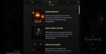 Darkness: Giochi bonus