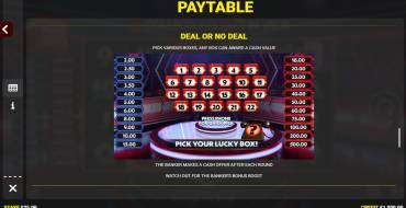 Deal or no Deal: Bankers Boost Jackpot King: Giochi bonus