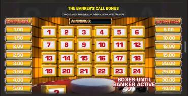 Deal or no Deal: The Banker's Call: Giochi bonus