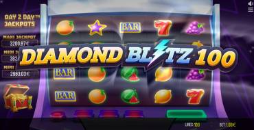 Diamond Blitz 100: Slot machine