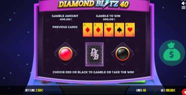 Diamond Blitz 40: Gioco del rischio