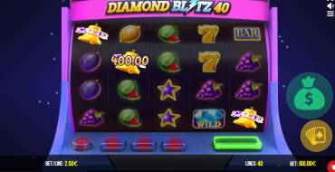 Diamond Blitz 40: Simboli speciali