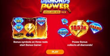 Diamonds Power: Hold and Win: Caratteristiche uniche