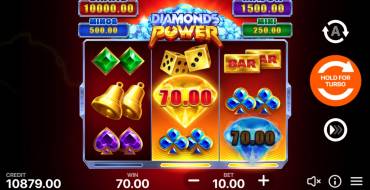 Diamonds Power: Hold and Win: Vincite