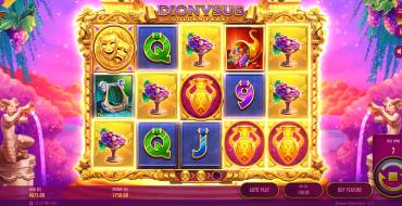 Dionysus Golden Feast: Interfaccia