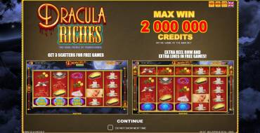 Dracula Riches: Caratteristiche uniche