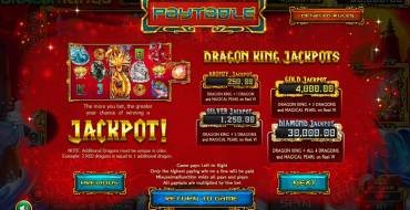 Dragon Kings: Jackpot progressivo