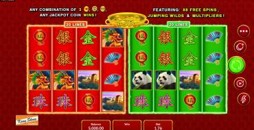 Dragons vs. Pandas: Slot machine