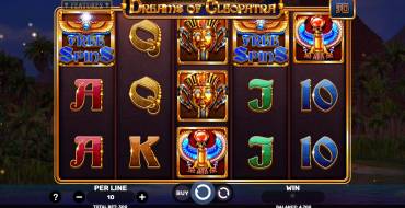 Dreams Of Cleopatra: Slot machine