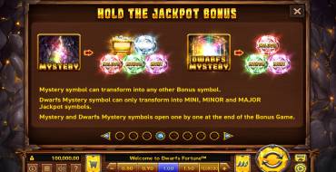 Dwarfs Fortune: Giochi bonus