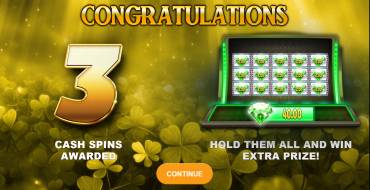 Emerald Bounty 7s Hold and Win: Giochi bonus