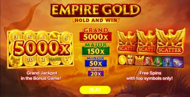 Empire Gold: Hold and Win: Caratteristiche uniche