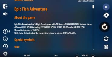 Epic Fish Adventure: Regole