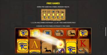 Eye of Horus: The Golden Tablet Megaways: Giri gratis e/o respin