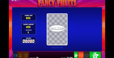 Fancy Fruits: Gioco bonus 1