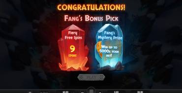 Fang's Inferno Dream Drop: Giochi bonus