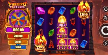 Firebird Fortunes: Slot machine