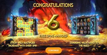 Firedrake’s Fortune: Giri gratis e/o respin