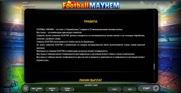 Football Mayhem: Regole