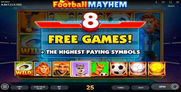 Football Mayhem: Giri gratis e/o respin