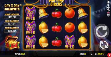 Fortune Circus: Interfaccia