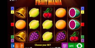 Fruit Mania: Interfaccia